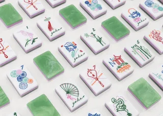 Miss Mahjong tile set